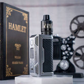 Lost vape Thelema Quest 200W kit Power by the state-of-the-art Quest 2.0 chipset, boasting an impressive power range of 5-200W and designed to house dual high-current 18650 batteries. The durable zinc alloy case features a prominent, transparent PC battery compartment for an eye-catching appearance.